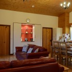 Sycamore living room - Luxury hot tub holiday accommodation in Wales
