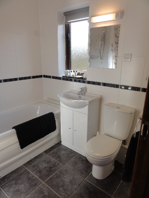 bathroom and shower room - 5 star self catering accommodation, Powys, Mid Wales
