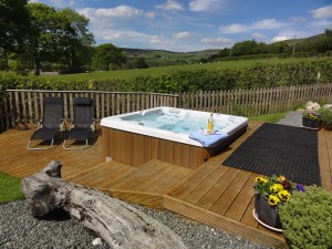 Luxury hot tub holiday accommodation in Wales