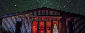 Clear skies at Lon Lodges Country Holidays, 5 star self catering accommodation